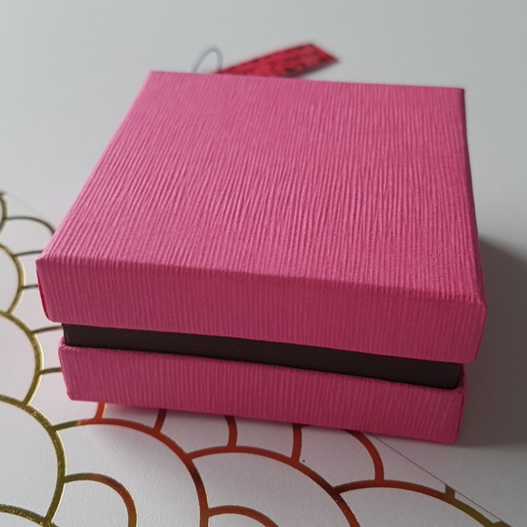 Betsey Johnson Style Necklace Rose with Crystal Pendant Chain - Picture 10 of 12